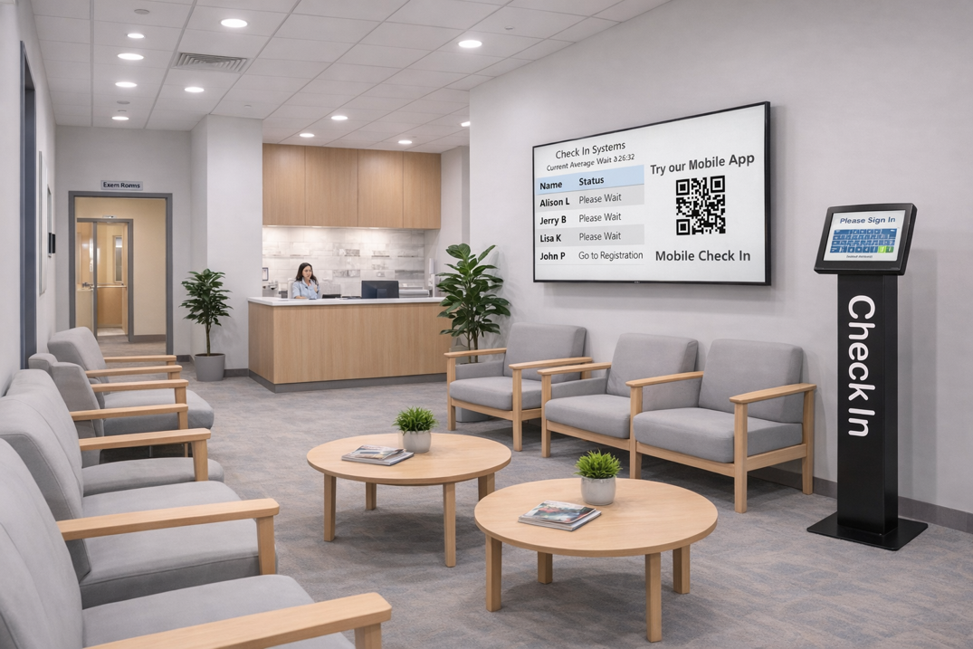 Organize your patients better with a patient check in system. Faster, more accurate way to sign in to any medical facility.